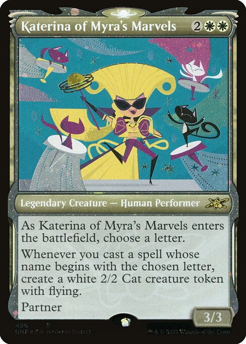 UNF: Katerina of Myra's Marvels (Showcase) (Galaxy Foil)