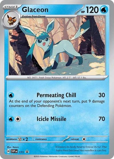 SVP: Glaceon - 171 (Cosmos Holo) (Holofoil)