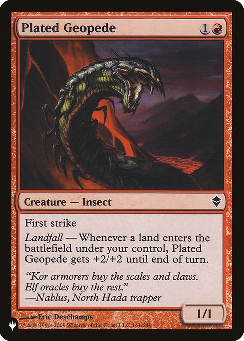 PLST: Plated Geopede