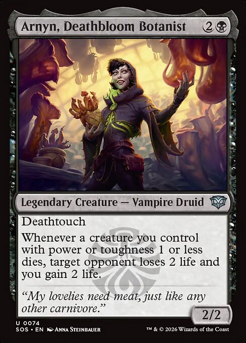 SOS: Arnyn, Deathbloom Botanist (Foil)