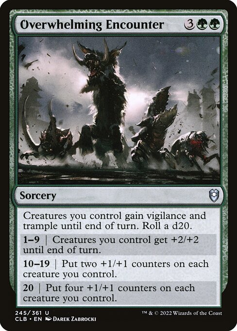 CLB: Overwhelming Encounter (Foil)