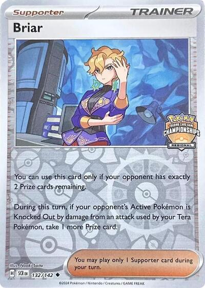 PR: Briar - 132/142 (Regional Championship) (Reverse Holofoil)