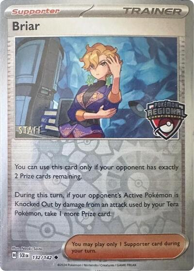 PR: Briar - 132/142 (Regional Championship) [Staff] (Reverse Holofoil)