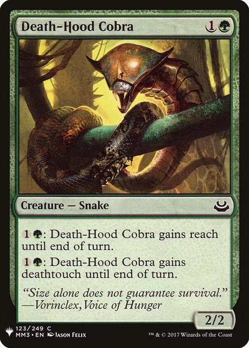 PLST: Death-Hood Cobra