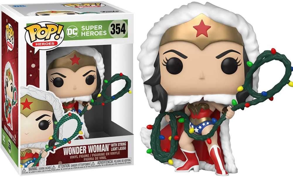 DC Super Heroes: Holiday - Wonder Woman with String Light Lasso Pop! Vinyl Figure (354)
