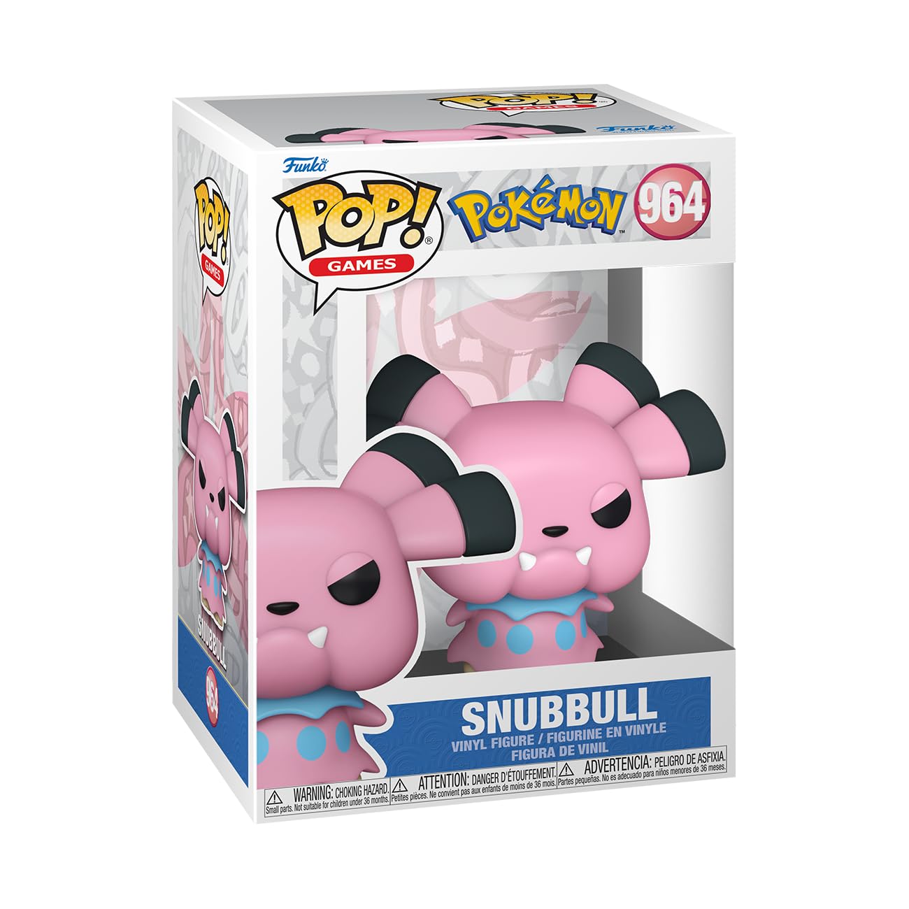 Pokemon: Snubbull Pop! Vinyl Figure (964)