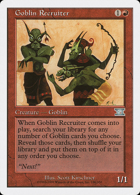6ED: Goblin Recruiter