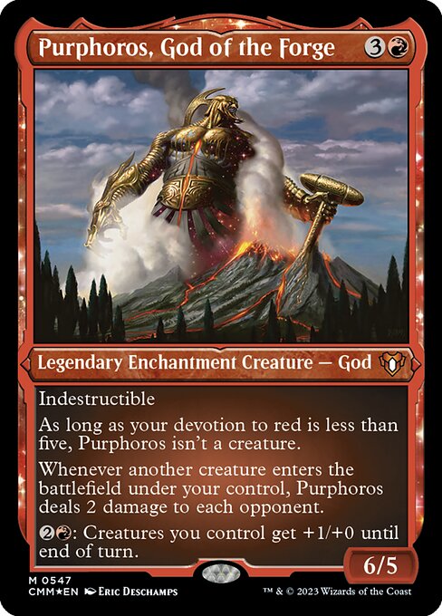 CMM: Purphoros, God of the Forge (Foil Etched)