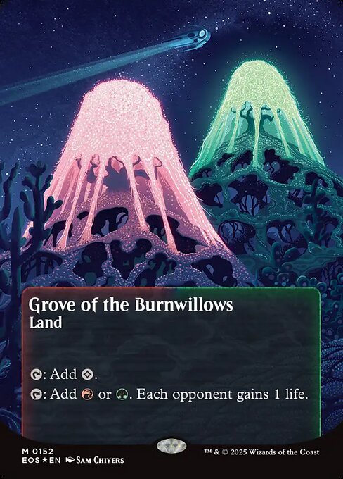 EOS: Grove of the Burnwillows (0152) (Borderless) (Galaxy Foil)