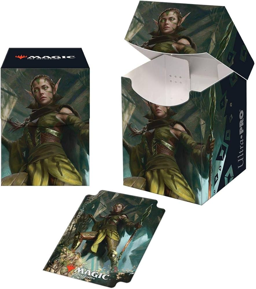 Ultra Pro Deck Box 100+ Magic the Gathering: Zendikar Rising - Nissa of Shadowed Boughs