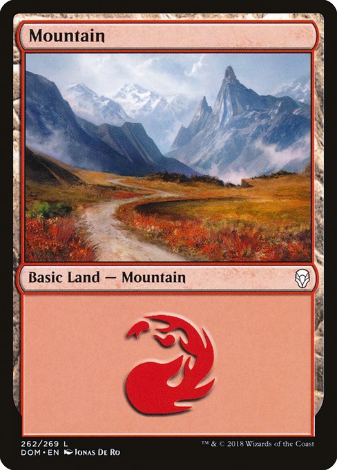 DOM: Mountain (262) (Foil)