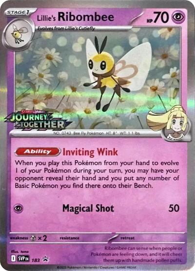 SVP: Lillie's Ribombee - 183 (Prerelease) (Holofoil)