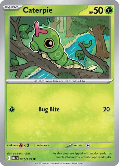 JTG: Caterpie (Reverse Holofoil)
