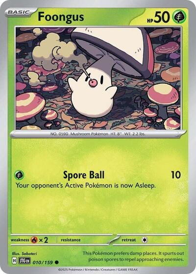 JTG: Foongus (Reverse Holofoil)