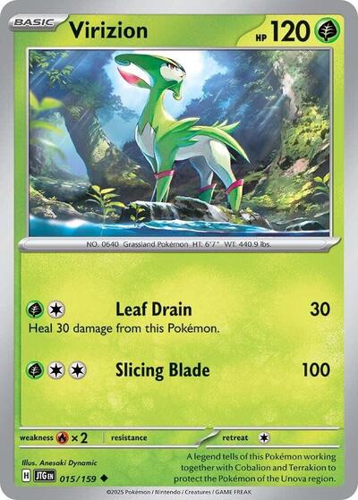 JTG: Virizion (Reverse Holofoil)