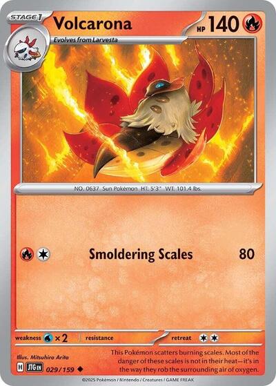 JTG: Volcarona (Reverse Holofoil)