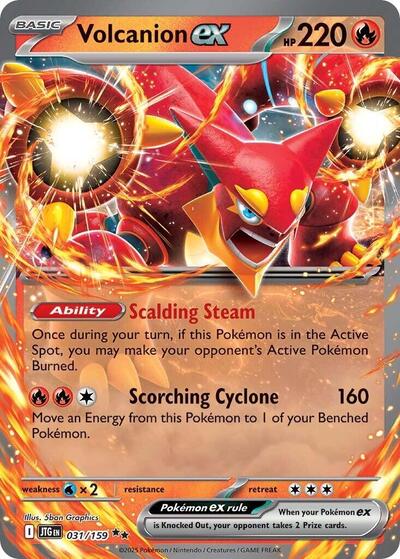 JTG: Volcanion ex - 031/159 (Holofoil)