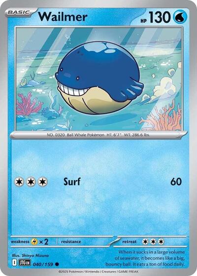 JTG: Wailmer (Reverse Holofoil)
