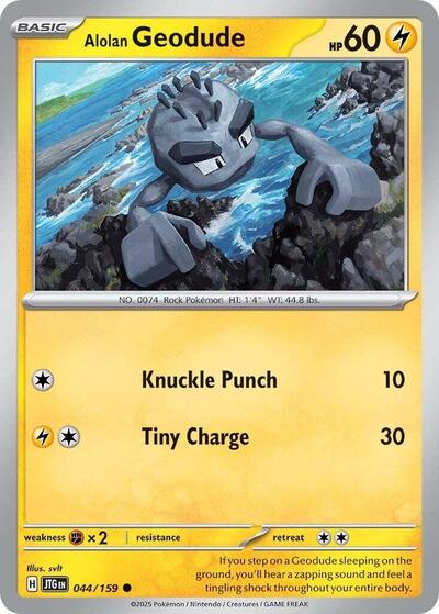 JTG: Alolan Geodude (Reverse Holofoil)