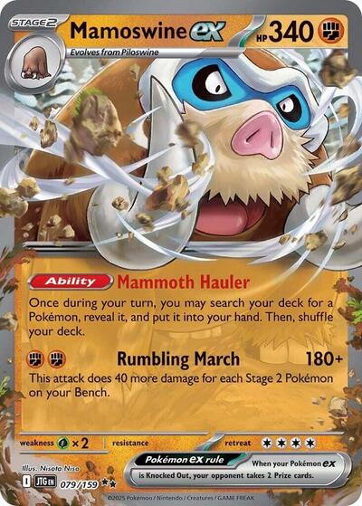 JTG: Mamoswine ex - 079/159 (Holofoil)