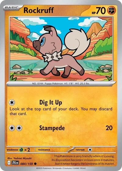 JTG: Rockruff (Reverse Holofoil)