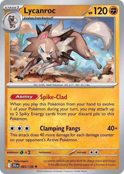 JTG: Lycanroc - 085/159 (Holofoil)