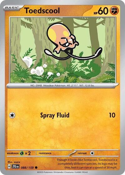 JTG: Toedscool (Reverse Holofoil)