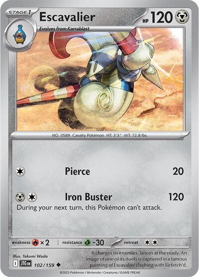 JTG: Escavalier (Reverse Holofoil)