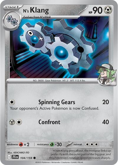JTG: N's Klang (Reverse Holofoil)