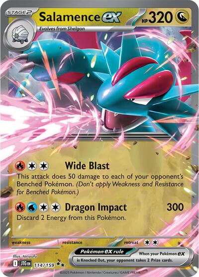 JTG: Salamence ex - 114/159 (Holofoil)