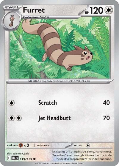 JTG: Furret - 119/159