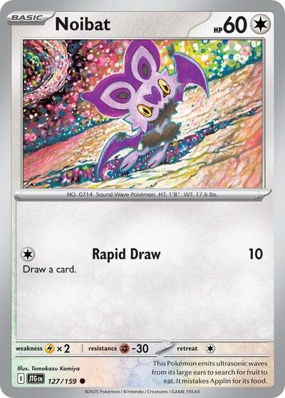 JTG: Noibat - 127/159 (Reverse Holofoil)
