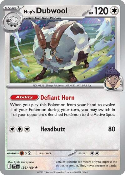 JTG: Hop's Dubwool (Reverse Holofoil)