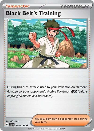 JTG: Black Belt's Training - 144/159 (Reverse Holofoil)
