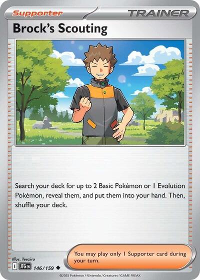 JTG: Brock's Scouting - 146/159 (Reverse Holofoil)