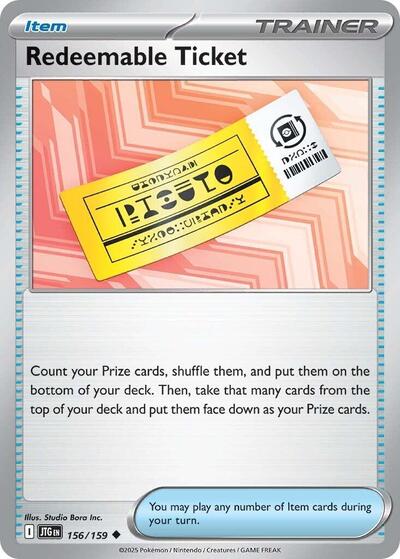 JTG: Redeemable Ticket (Reverse Holofoil)