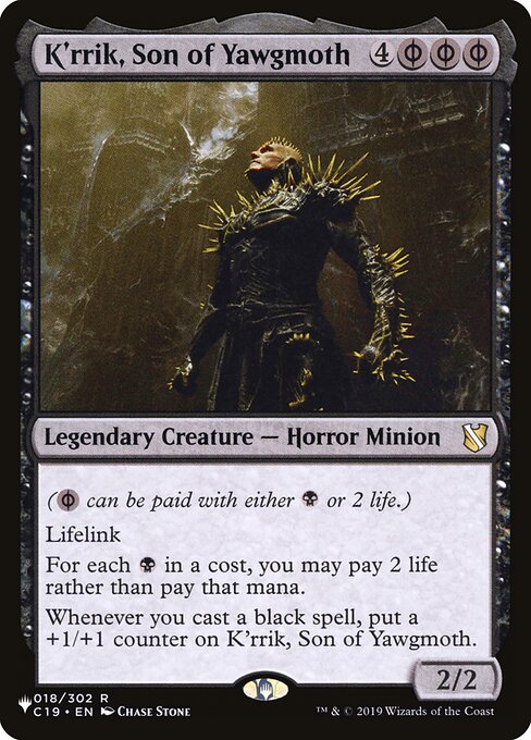 PLST: K'rrik, Son of Yawgmoth