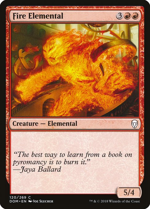 DOM: Fire Elemental (Foil)