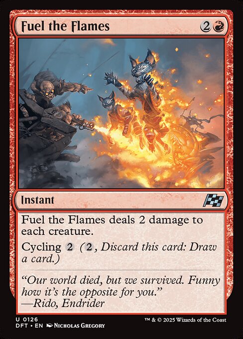 DFT: Fuel the Flames