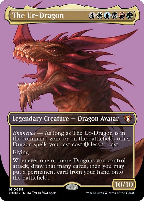 CMM: The Ur-Dragon (Borderless) (Foil)