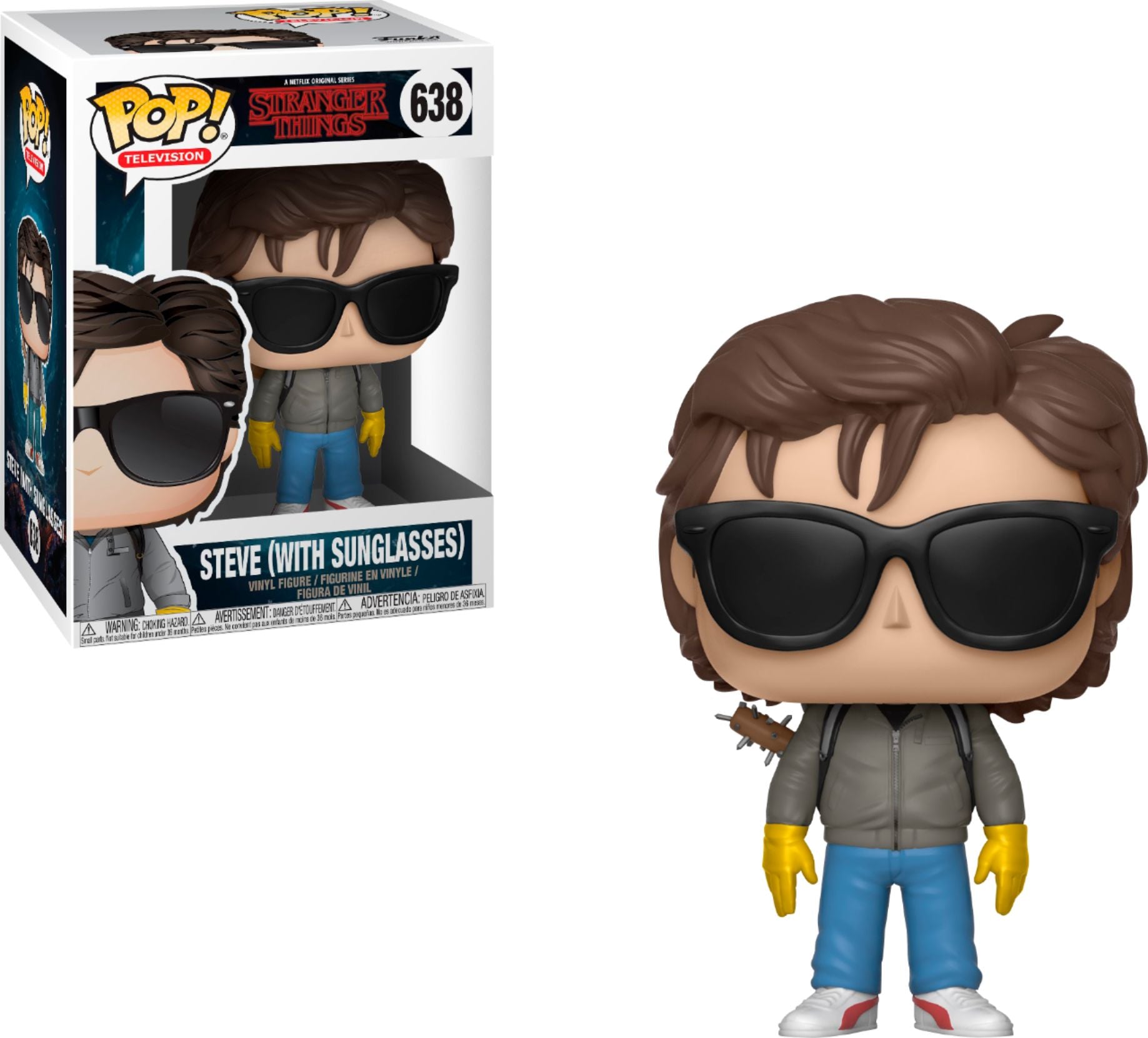 Stranger Things: Steve (with Sunglasses) Pop! Vinyl Figure (638)