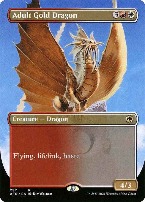 AFR: Adult Gold Dragon (Borderless)