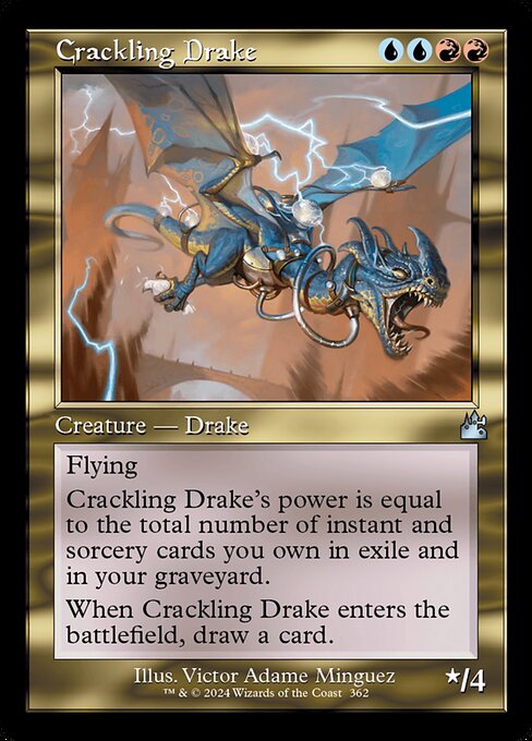 RVR: Crackling Drake (Retro Frame) (Foil)