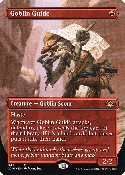 2XM: Goblin Guide (Borderless) (Foil)