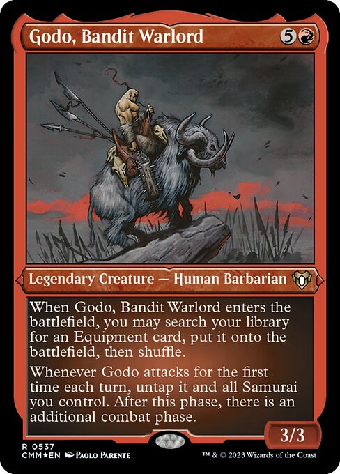 CMM: Godo, Bandit Warlord (Foil Etched)