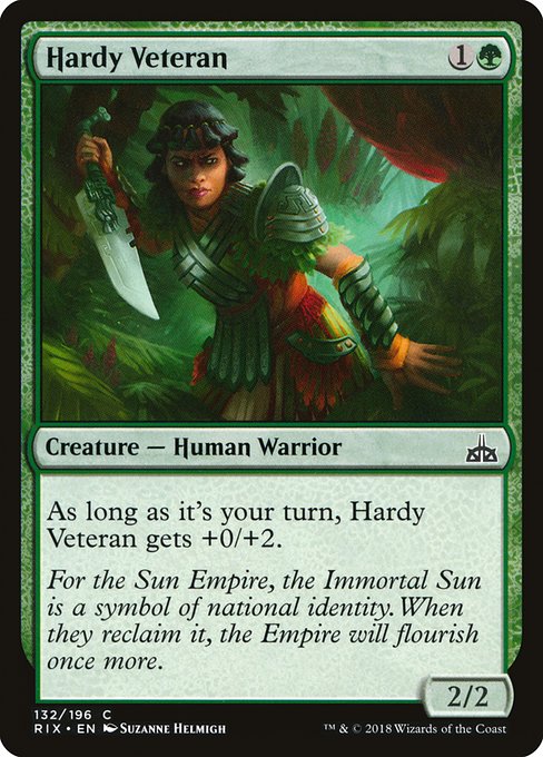 RIX: Hardy Veteran