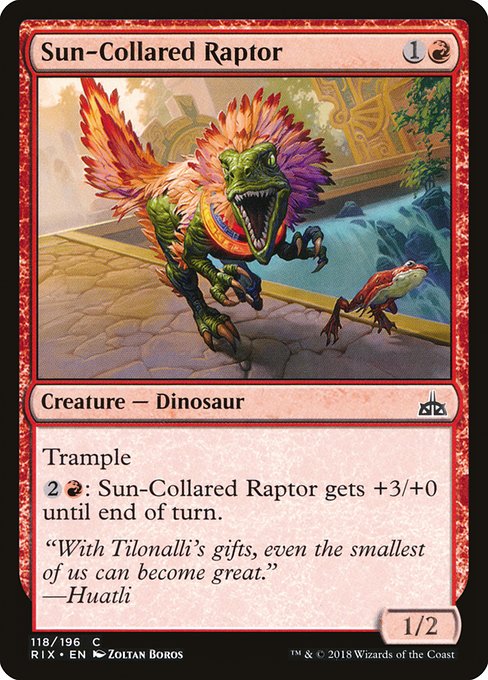RIX: Sun-Collared Raptor (Foil)