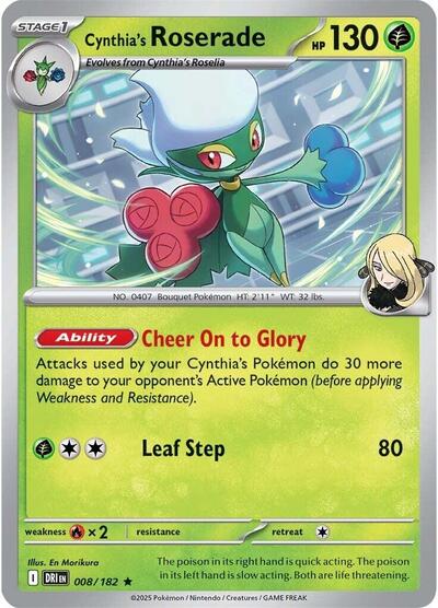 DRI: Cynthia's Roserade (Holofoil)