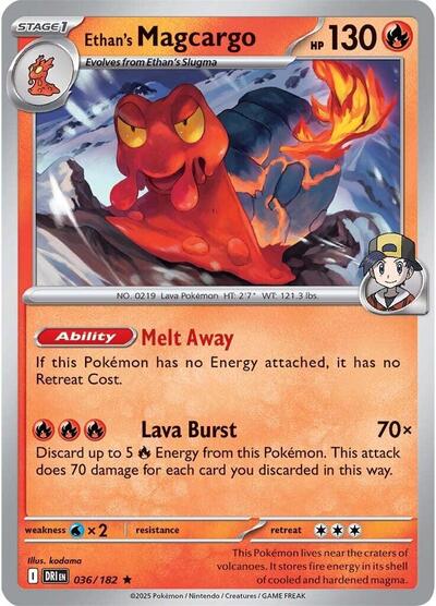 DRI: Ethan's Magcargo (Reverse Holofoil)