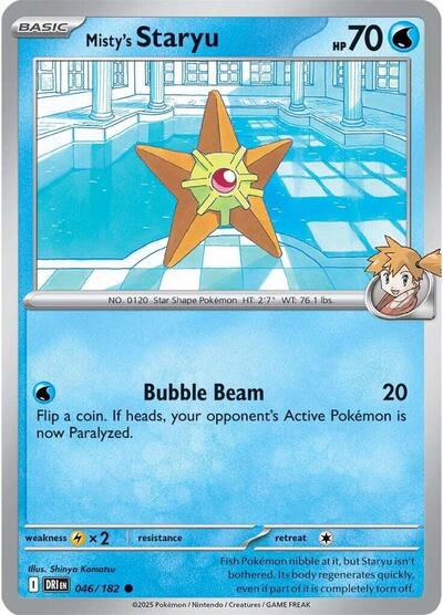 DRI: Misty's Staryu (Reverse Holofoil)